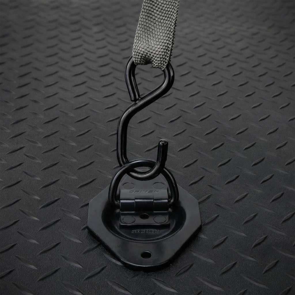 DR2500B : 2500 Lbs Flush Mounted D-Ring (Black)