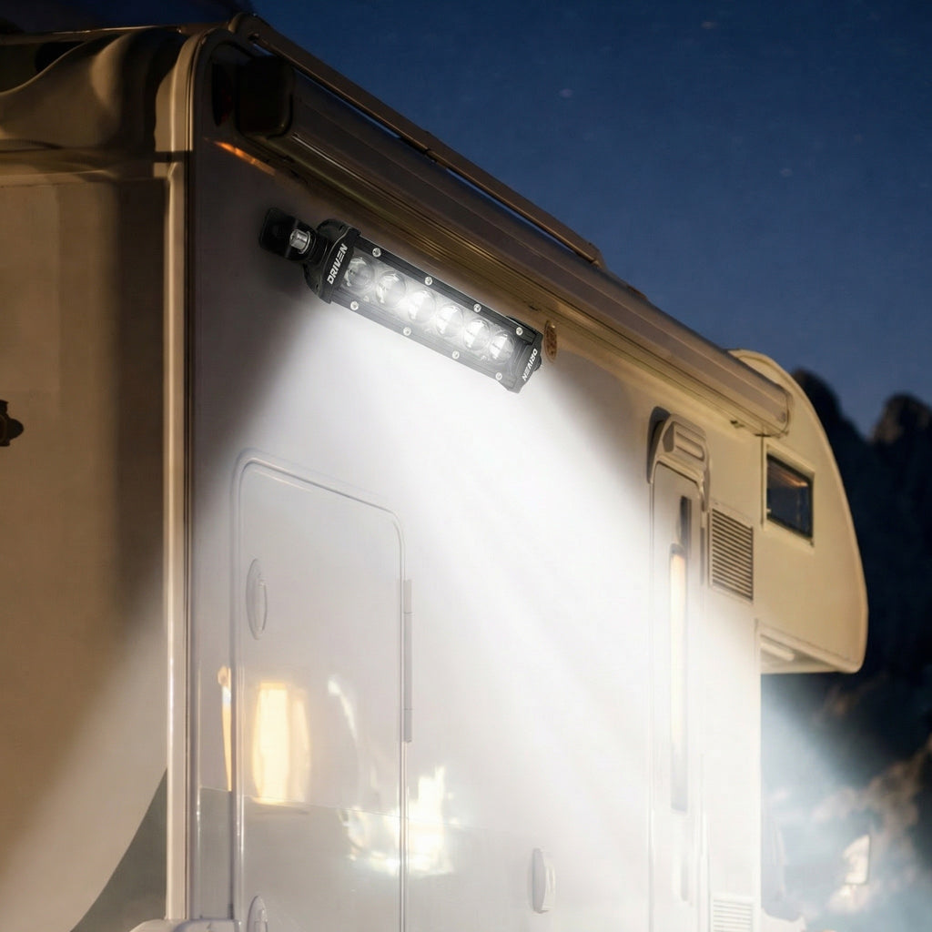 DRSR8C : 8in Single Row Straight Light Bar