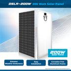 DSLR-200W : 200W Rigid Solar Panel