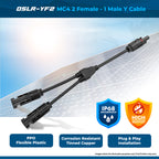 DSLR-YF2 : Mc4 2 Female - 1 Male Y Cable