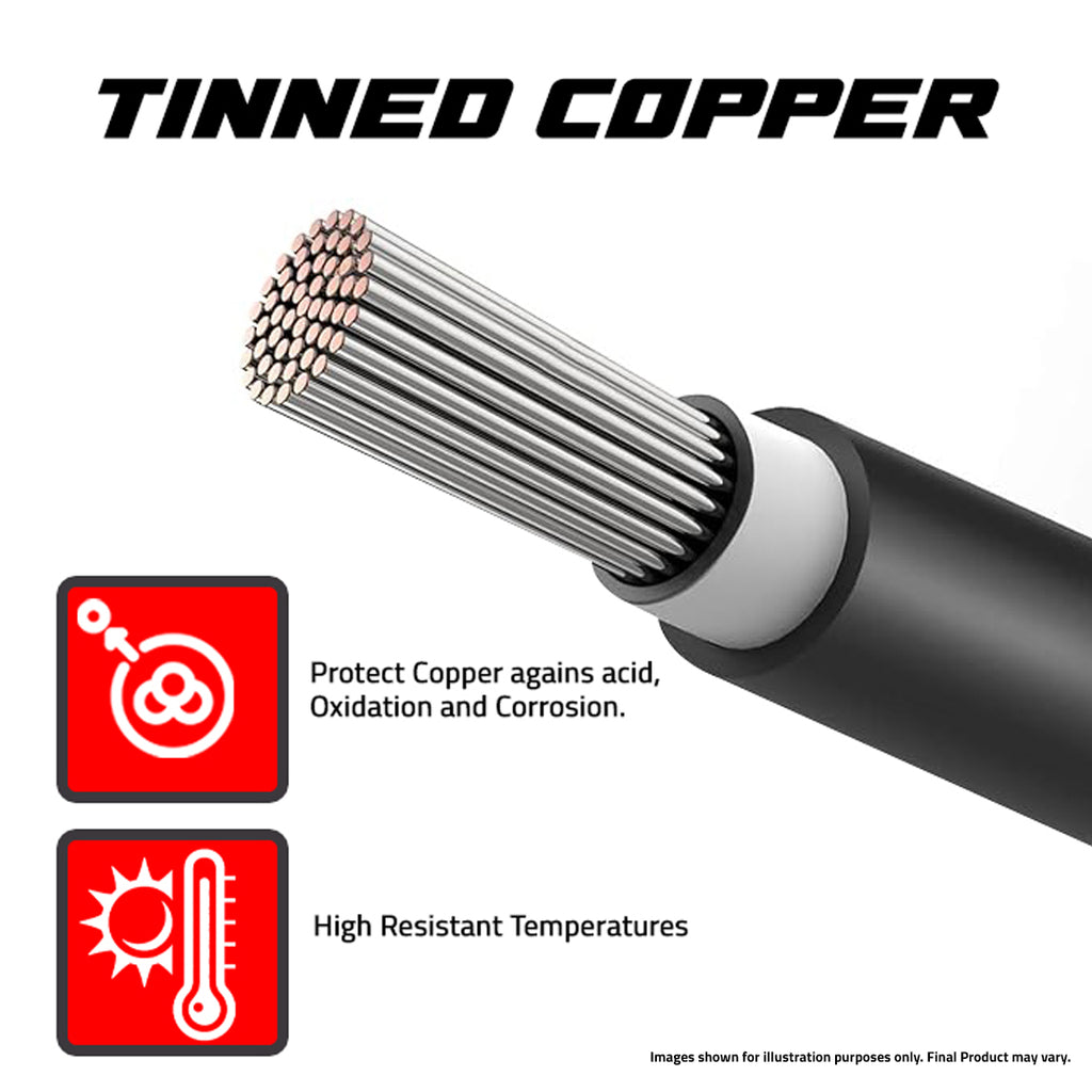 DSW10G20RB/PR : 10AWG MC4 6M MC4 CABLE (RED+BLACK)