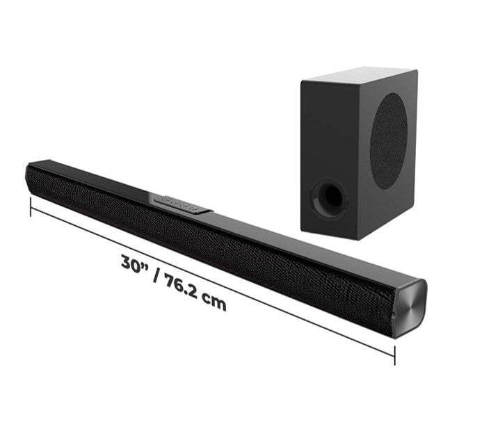 DRSB-SW30-G : 30" SOUNDBAR WITH EXTERNAL BT SUBWOOFER