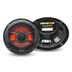 DR5.25LEDB-RED : 5.25in Outdoor Led Speaker Red W/ Black Grill